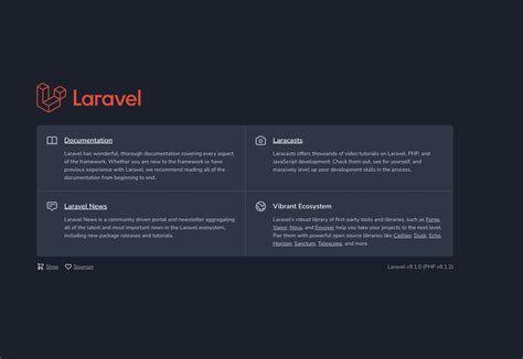 laravel 9.19|Installation .